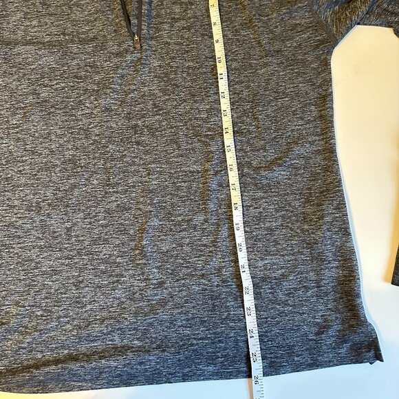 Nike Dri-FIT Heather Gray 1/4 Zip Pullover Running Top Size Medium - Picture 4 of 7